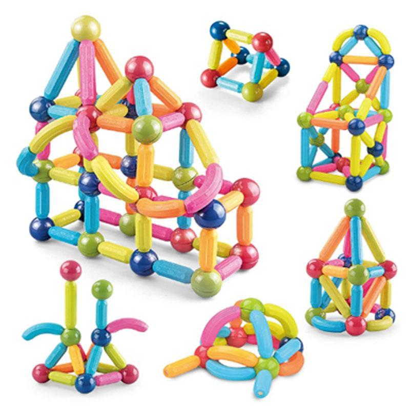 Sticks Balls Educational Toys Stacking Toys for Kids 42pcs DIY Assembly Building Blocks Set Building blocks TS2802 42PCS / Colourful / Plastic Official Toyss Merch