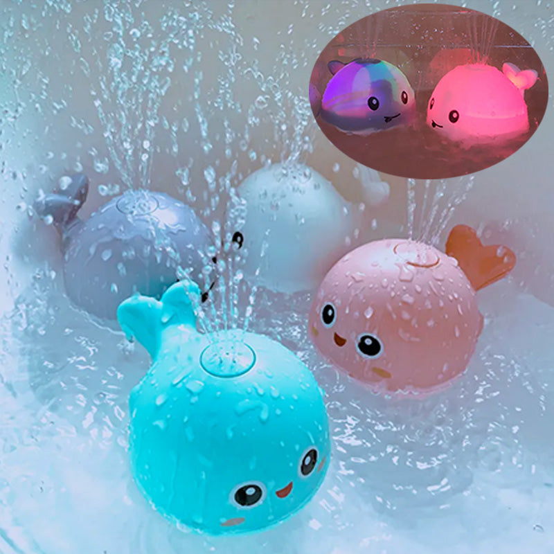 Baby Bath Toys Spray Whale with Light TS2802 Pink / 9*13.5*12 / plastic with battery Official Toyss Merch