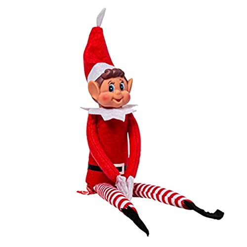 Christmas Elf Plush Toy | Novelty Long Bendy Naughty Boy Christmas Elves Doll | 12 Inches TS2802 Between 2 to 3 dyas Official Toyss Merch