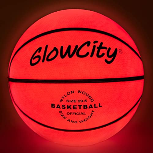 Glowing Red Basket Ball, Light Up LED Toy for Night Ball Games - kids christmas gifts TS2802 Default Title Official Toyss Merch