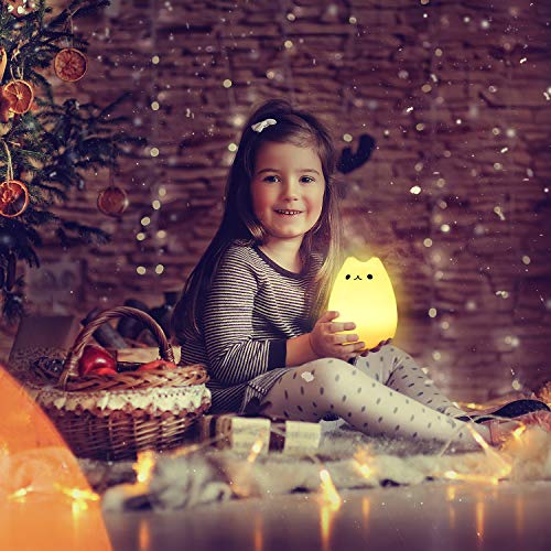 Portable Cute Kitty Silicone Night Lamp, Christmas Gifts for Kids Toddler Baby TS2802 Default Title Official Toyss Merch