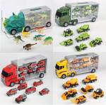 Truck Toy Set Children's Die-cast Vehicles Mini Cars in 1 Big Truck Carrier TS2802 Green / Normal / Plastic /Metal Official Toyss Merch